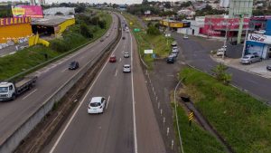 Entrada provisória km 7 SP-101 em Hortolândia