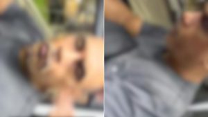 Interior de ônibus em Santos onde ocorreu crime de importunação sexual contra passageira.