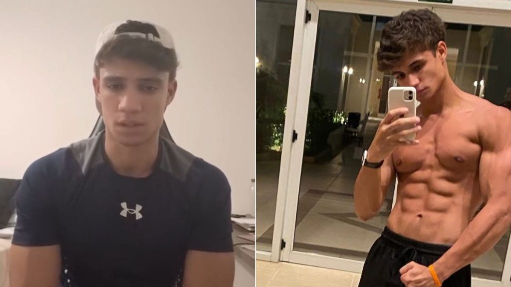 Yuri Guilherme Andrade Cassano, investigado por ameaças de estupro contra estudante universitária em Santos.