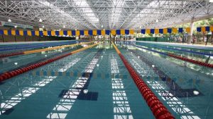 Piscina de natação em Santos