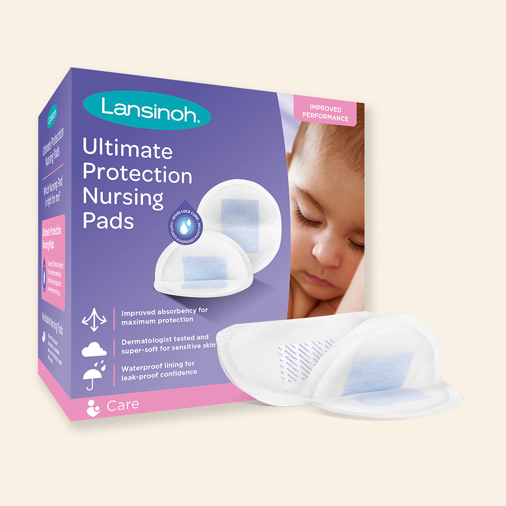 Absorvente para seios Ultimate Protection Lansinoh, garantindo conforto para lactantes na Meia de Santos.