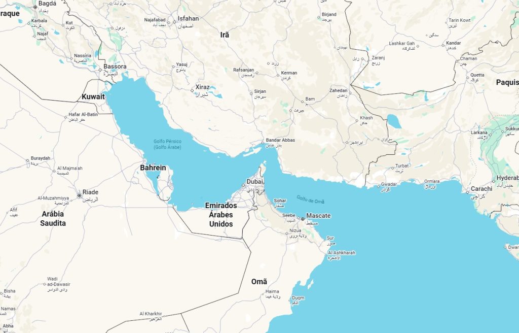 Com novo bloquieo declarado, agora o Estreito de Ormuz tem a entrada fechada pelo Irã e o bloqueio da saída pelos Estados Unidos