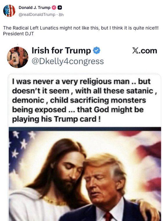 Trump montagem com IA