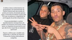 MC Ryan SP e investigados da Operação Narco Fluxo beneficiados por habeas corpus do STJ.