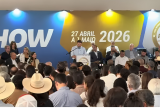 Agrishow 2026 em Ribeirão Preto: feira de tecnologia agrícola e anúncio da linha de crédito Move Agricultura.