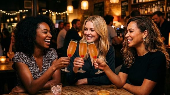 Drink gratuito dia das mulheres