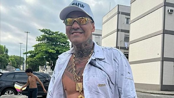 MC Danilo Boladão, cantor de funk da Baixada Santista falecido aos 47 anos por infarto.