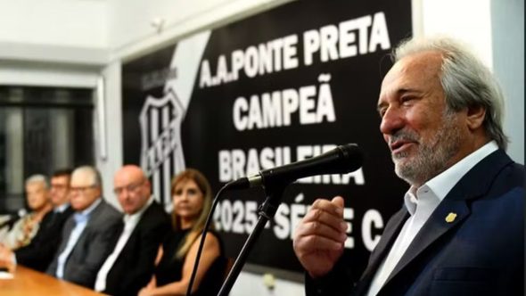 Presidente da Ponte Preta reconhece crise e afirma: "O clube pode fechar"