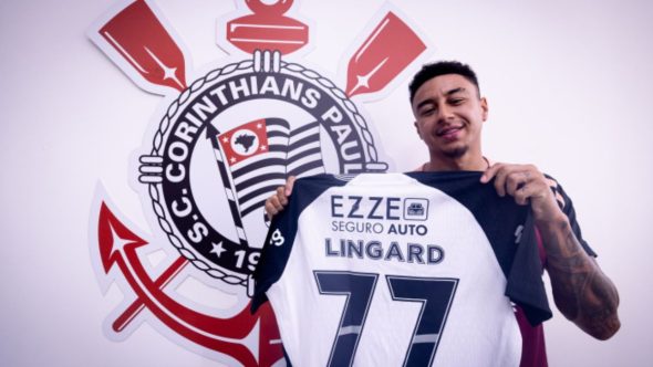 Corinthians anuncia a contratação do atacante inglês Jesse Lingard. Foto: Reprodução / Meu Timão