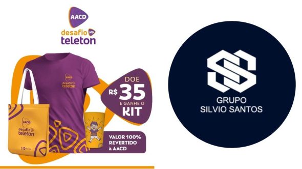 Parceria entre Grupo Silvio Santos e o Desafio Teleton VTV