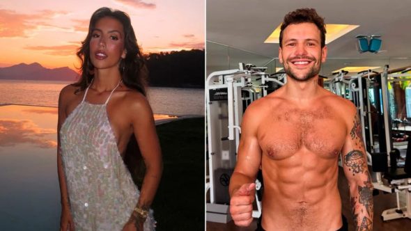 Gabi Brandt e Saulo Poncio juntos após anúncio oficial de reconciliação e retorno do casal em 2024.