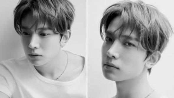 Evan, ex-Heeseung do grupo ENHYPEN, em foto promocional marcando o início de sua carreira solo oficial.