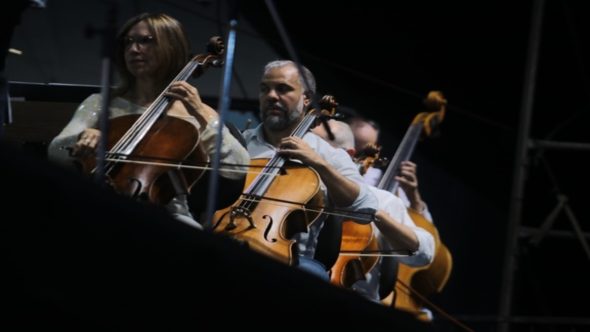 Orquestra Municipal de Campinas em apresentação do concerto Chiquinha Gonzaga – A Maestra Brasileira.
