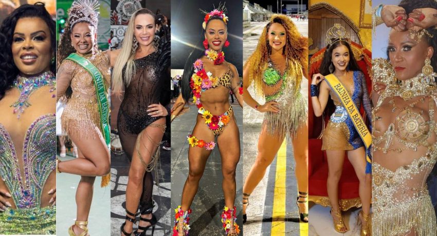 Conheça as Rainhas de bateria de Santos