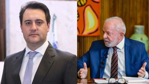 Governador do Paraná, Ratinho Júnior e presidente Lula