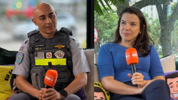 Ecovias e policial rodoviário