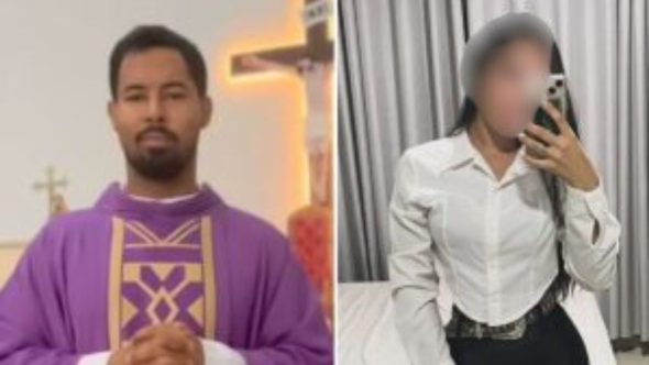 Padre é flagrado com fiel no banheiro da casa paroquial; cena vira caso de polícia