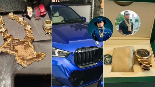 Agentes da Polícia Federal em operação contra fraudes e tráfico na Operação Narco Fluxo.