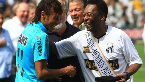 neymar e pelé