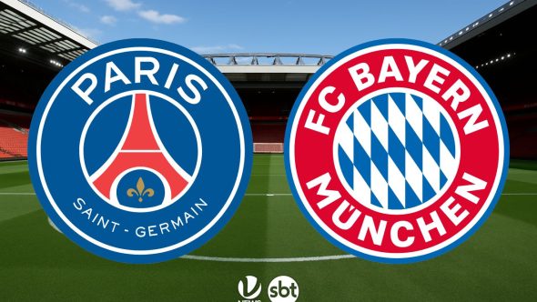 SBT transmite PSG x Bayern: horário e escalações da semifinal pela Champions