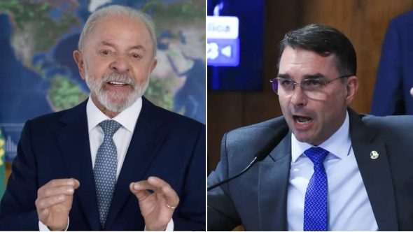 Lula e Flávio Bolsonaro empatariam no 1º turno em São Paulo, aponta Real Time Big Data.