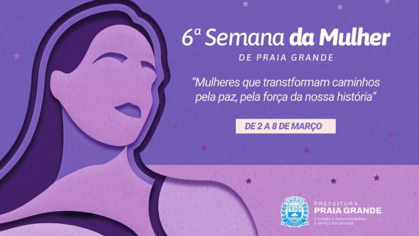 semana da mulher em praia grande