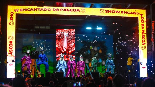 show encantado de páscoa