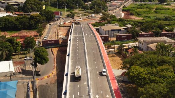 Obras do viaduto da Vila Real entram em nova fase em Hortolândia